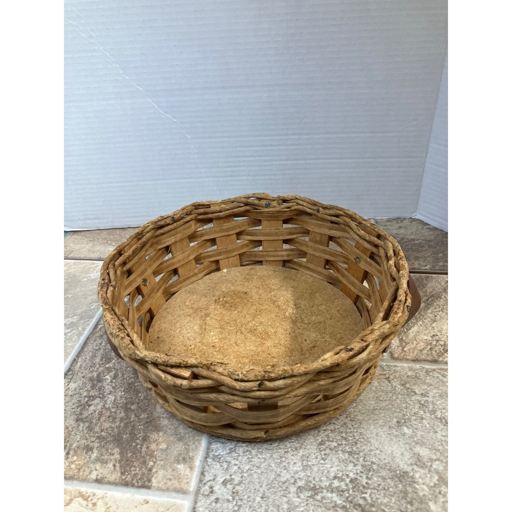 Vintage Pyrex Woven Basket Caddy Corning NY USA